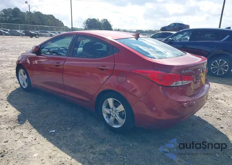 2013 Hyundai Elantra Gls z USA, uszkodzony, nr VIN 5NPDH4AEXDH319085